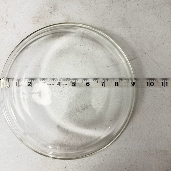 Anchor Hocking Fire-King Clear Glass 9 Inch Pie Plates Set of 2 450 Made in USA - Picture 9 of 9